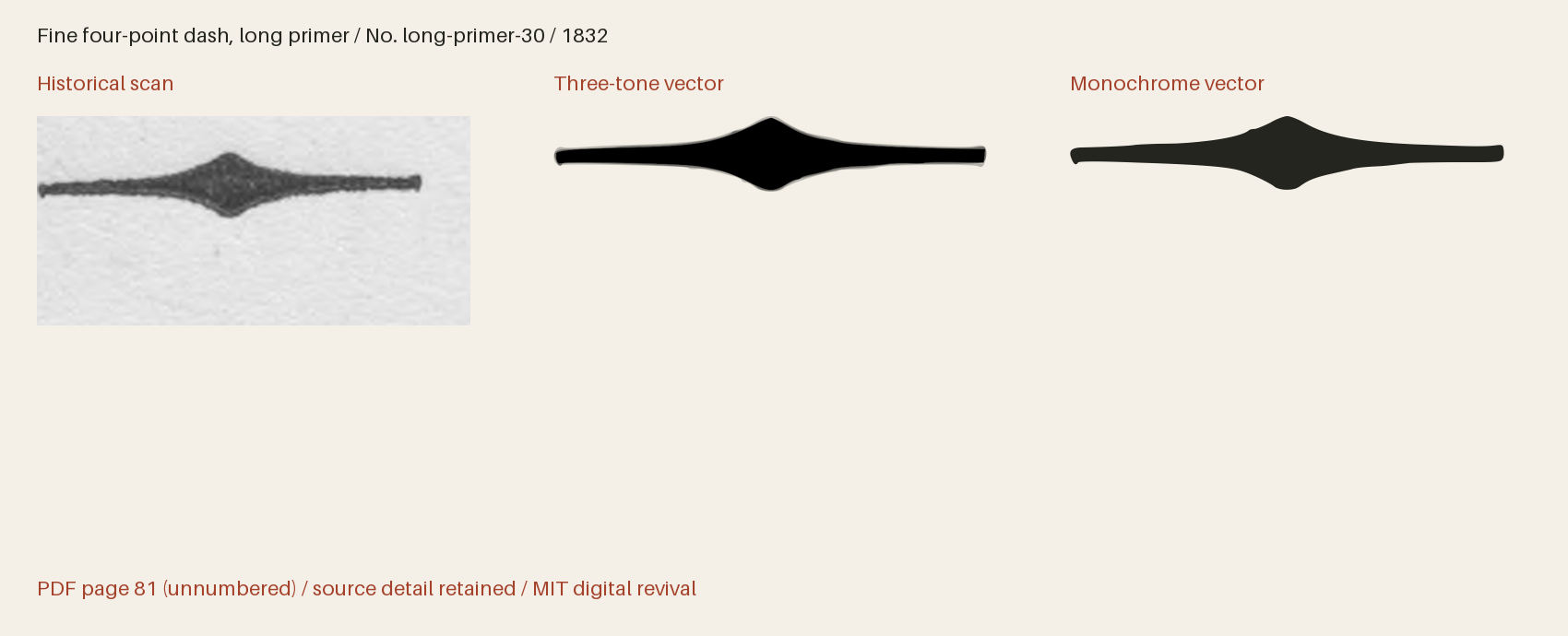 Historical scan beside the three-tone and monochrome vector revivals
