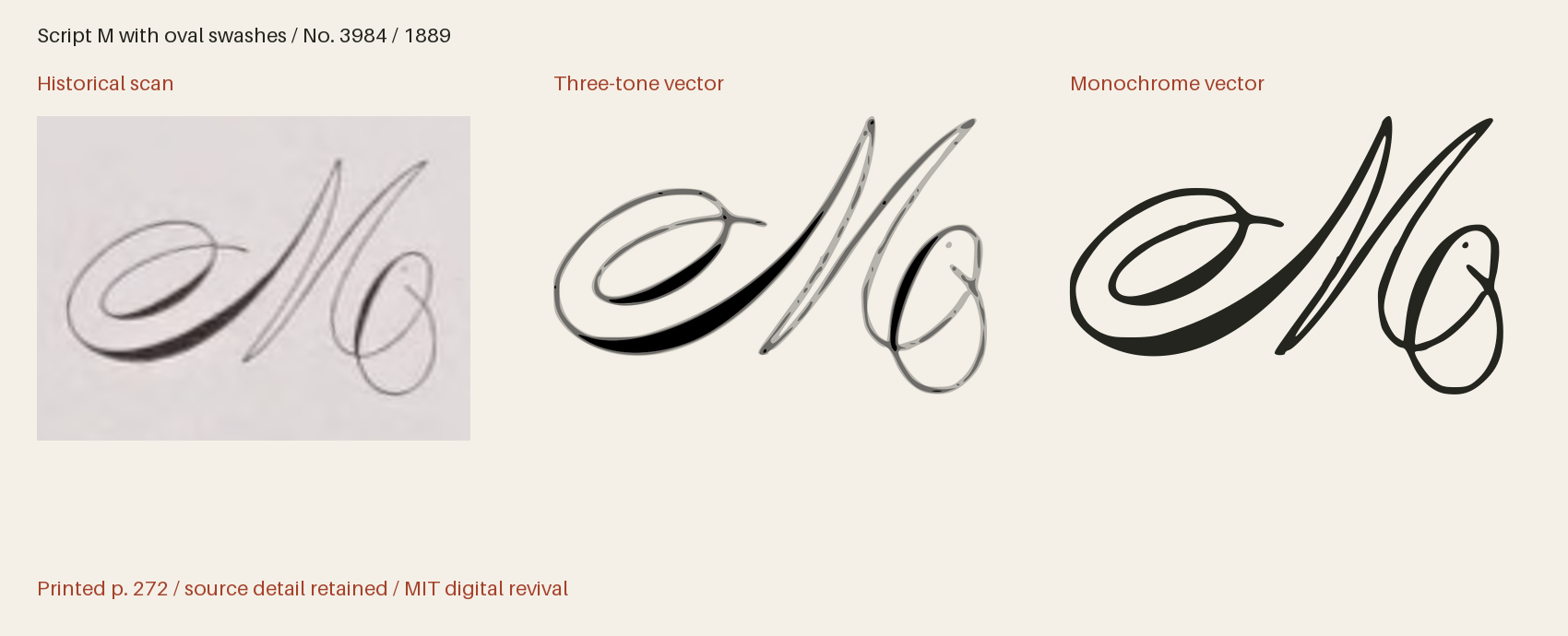 Historical scan beside the three-tone and monochrome vector revivals
