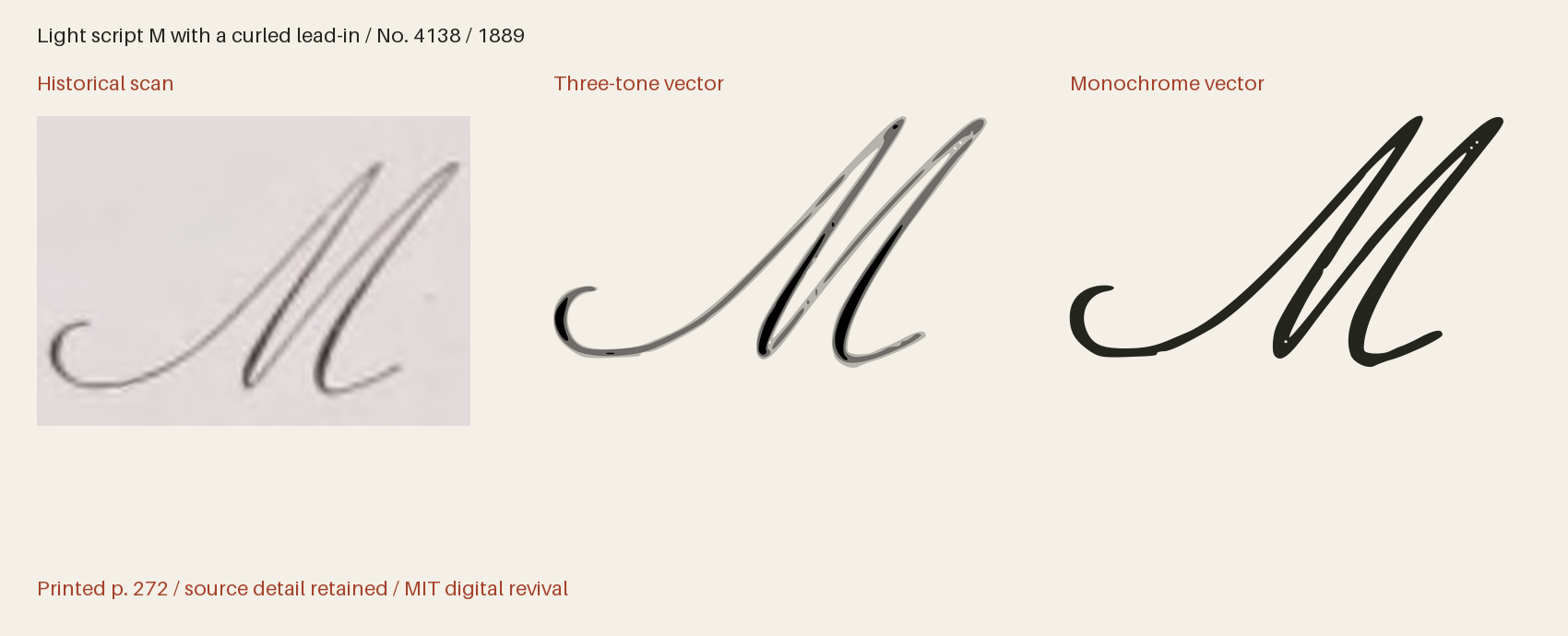 Historical scan beside the three-tone and monochrome vector revivals