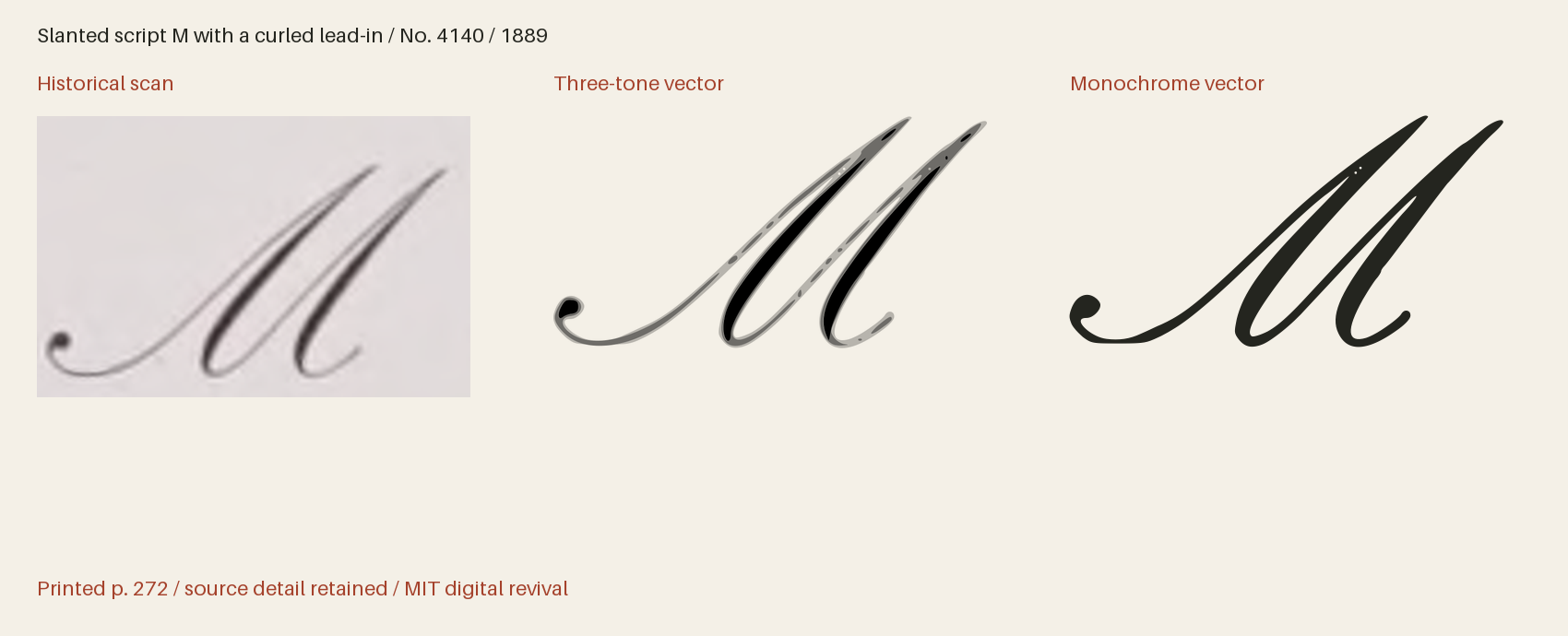 Historical scan beside the three-tone and monochrome vector revivals