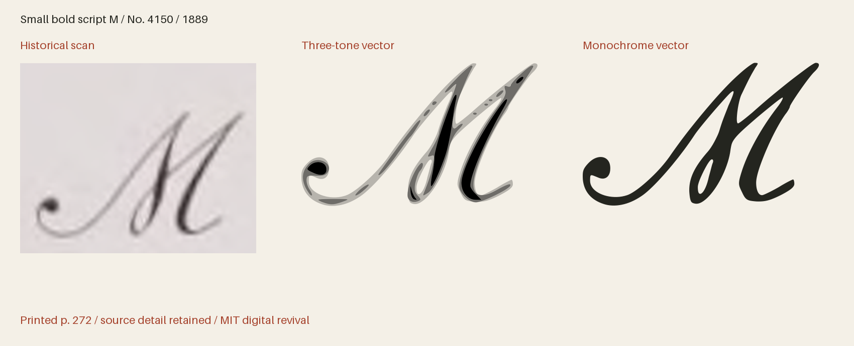 Historical scan beside the three-tone and monochrome vector revivals