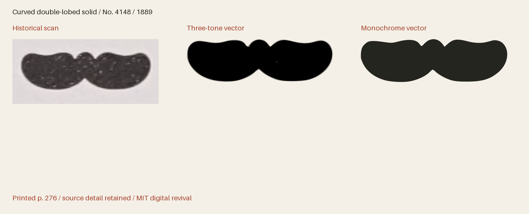 Historical scan beside the three-tone and monochrome vector revivals