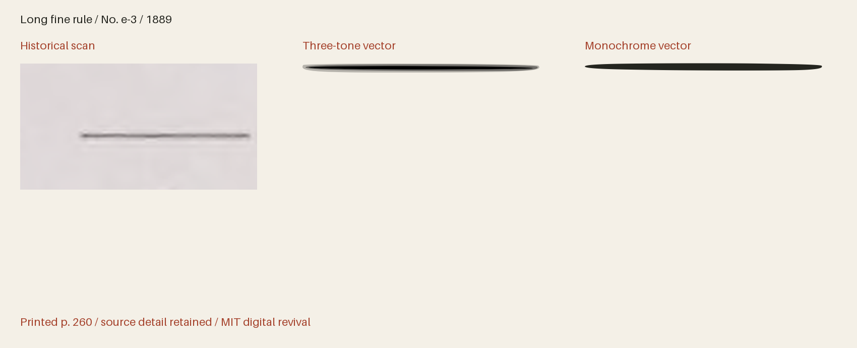Historical scan beside the three-tone and monochrome vector revivals