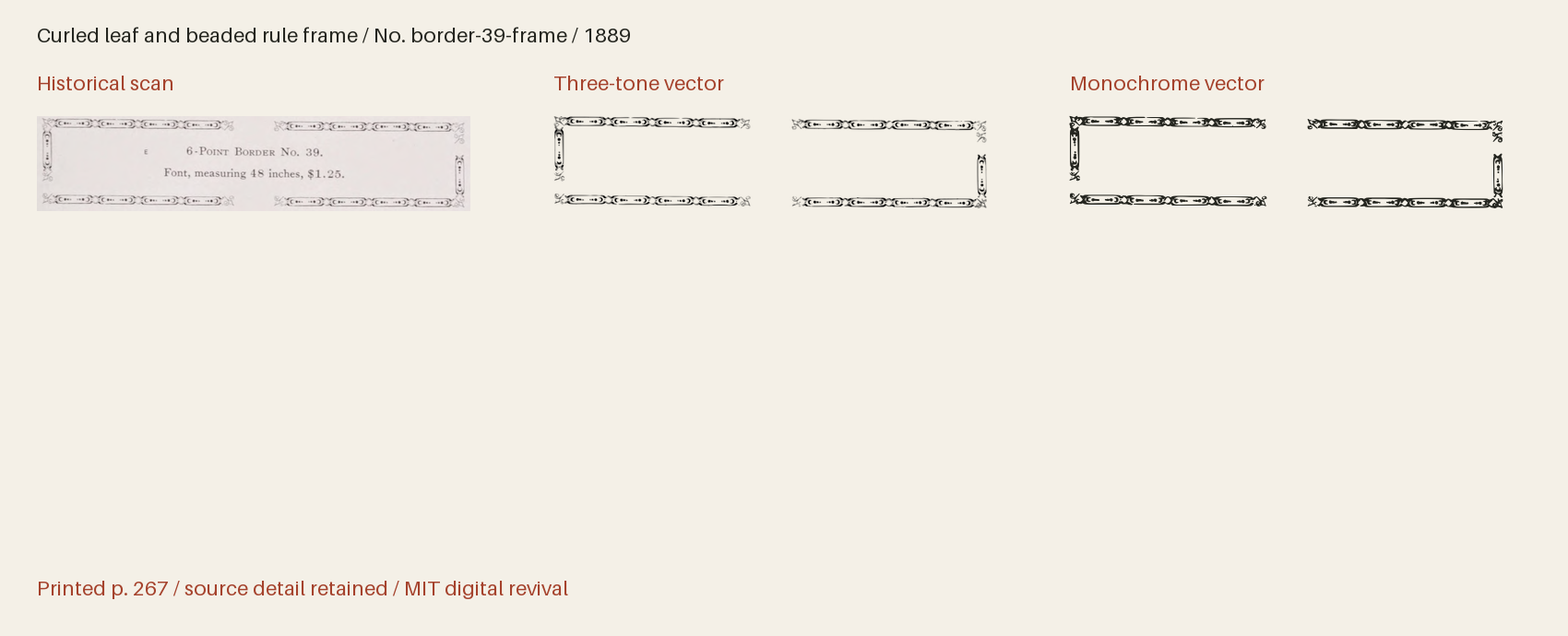 Historical scan beside the three-tone and monochrome vector revivals
