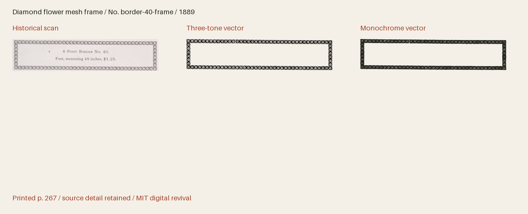 Historical scan beside the three-tone and monochrome vector revivals