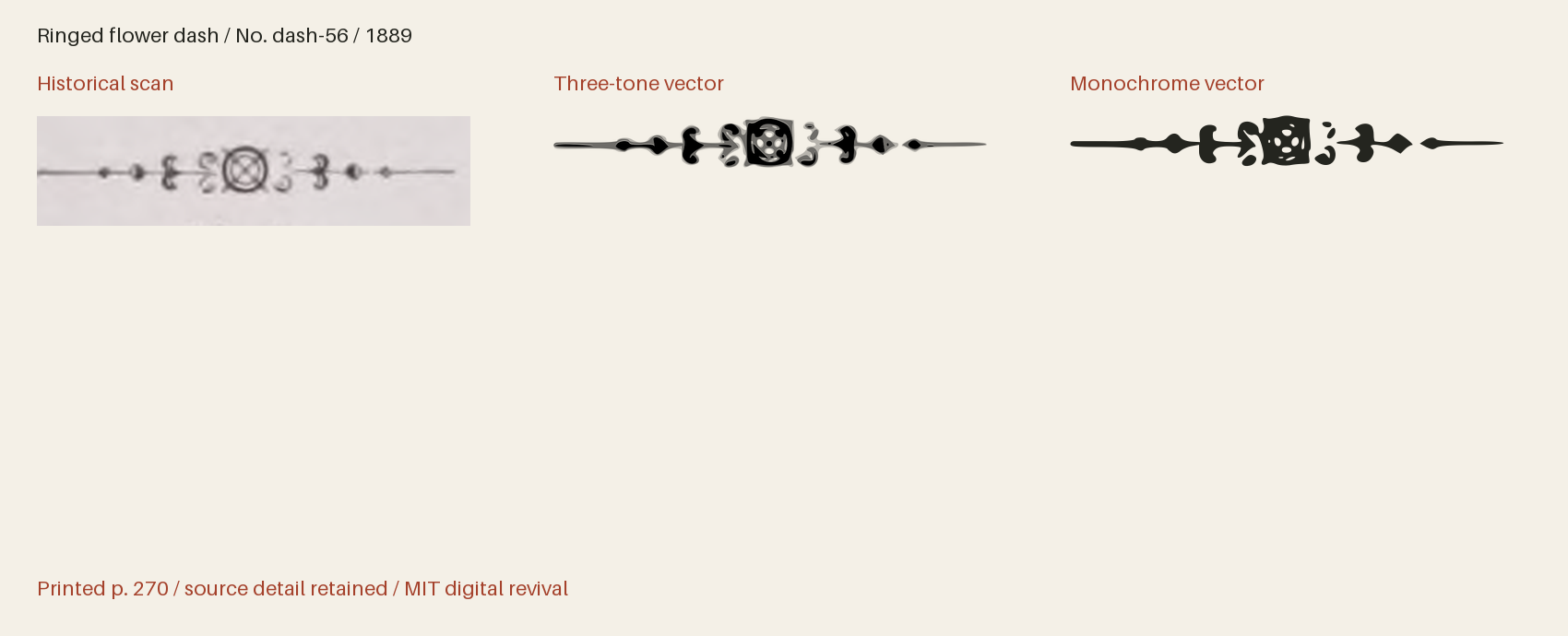 Historical scan beside the three-tone and monochrome vector revivals