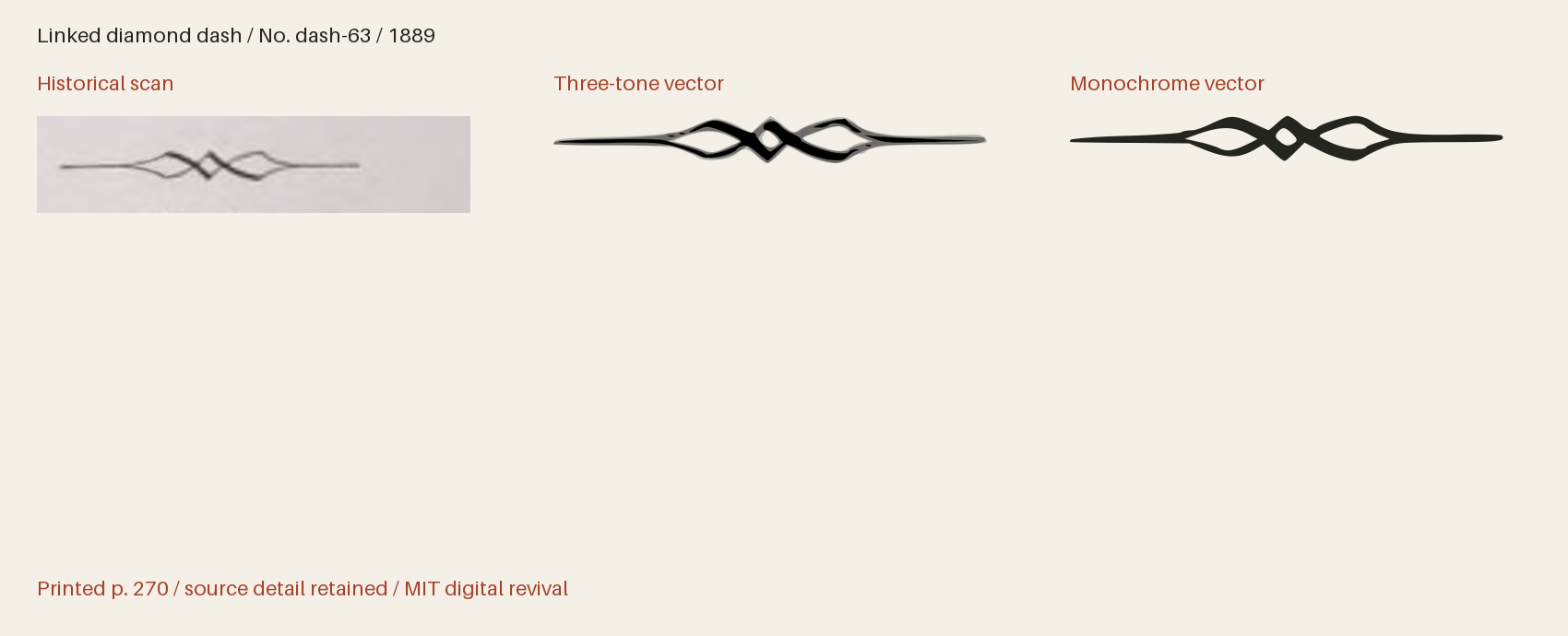 Historical scan beside the three-tone and monochrome vector revivals