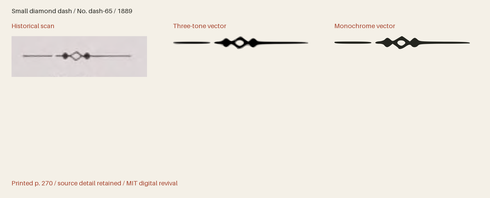 Historical scan beside the three-tone and monochrome vector revivals
