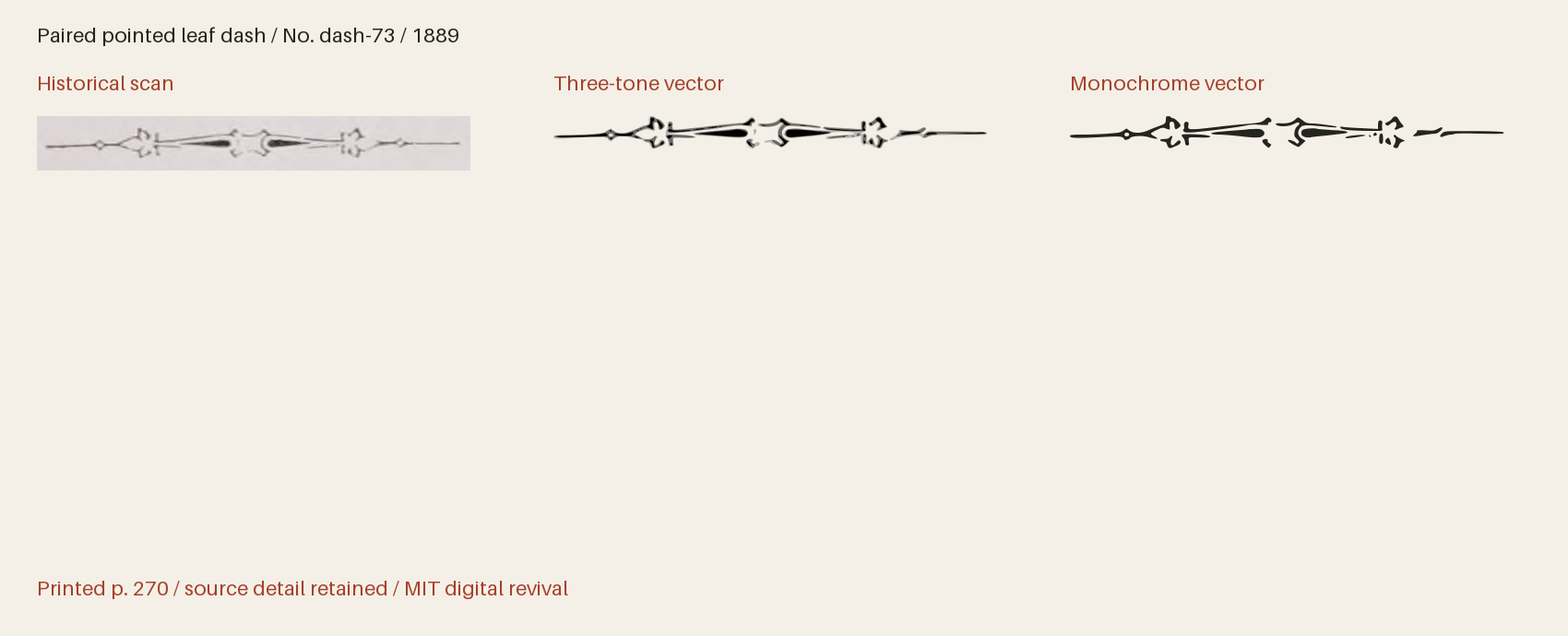 Historical scan beside the three-tone and monochrome vector revivals