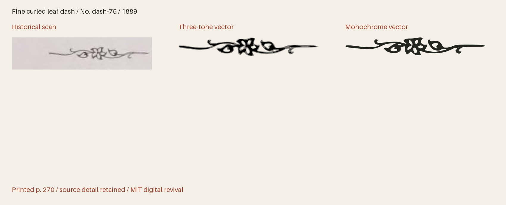 Historical scan beside the three-tone and monochrome vector revivals