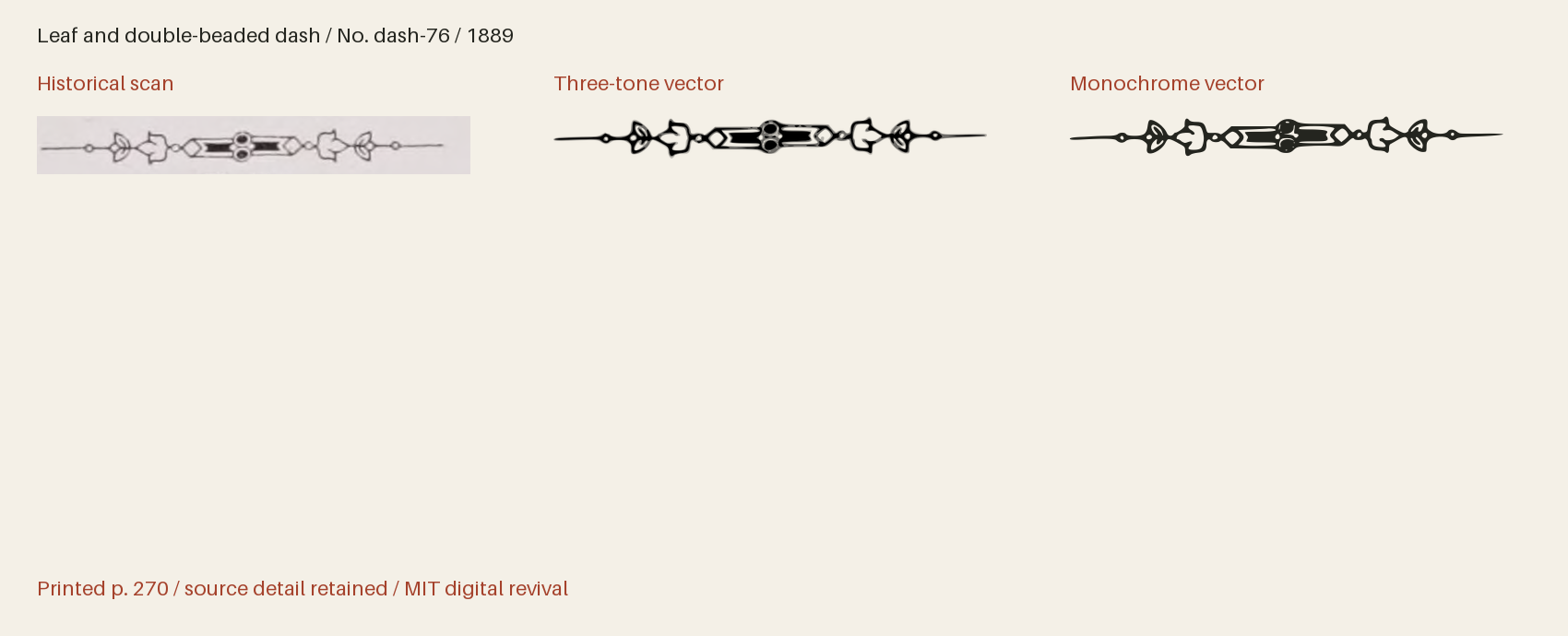 Historical scan beside the three-tone and monochrome vector revivals