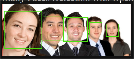 Haar.js Many Faces Detection