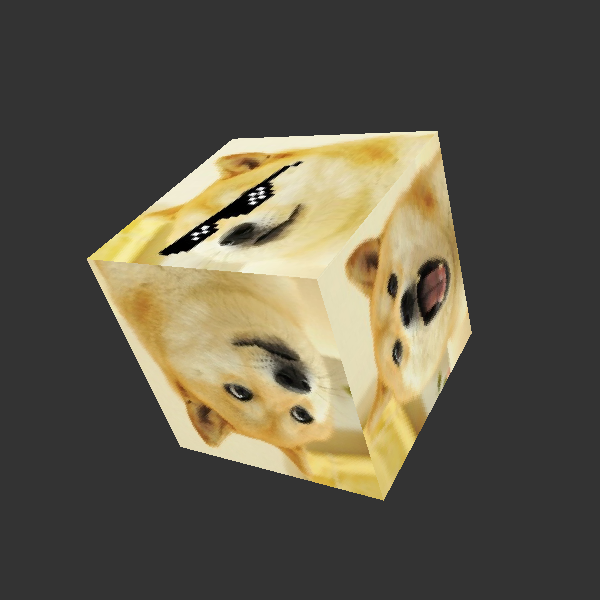 Texture for 3D cube