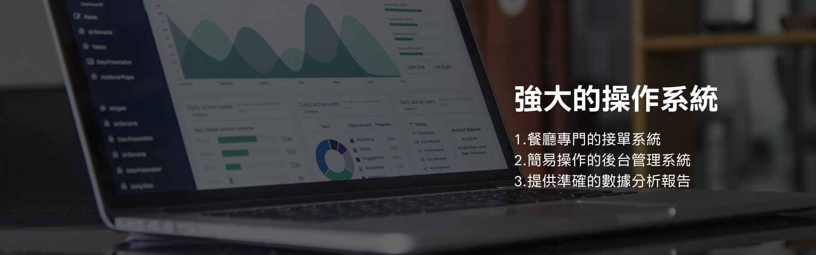 UberEats 平台提供強大的操作系統與數據分析