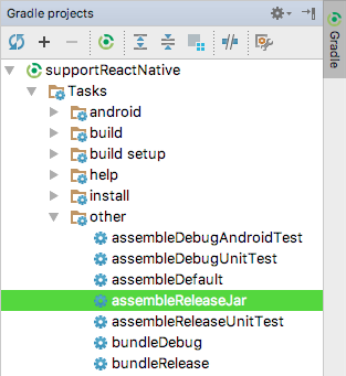 assembleReleaseJar