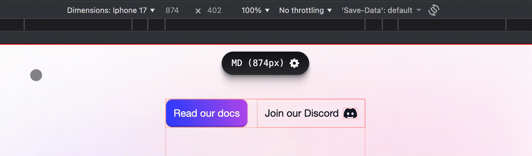 GIF featuring click trap feature