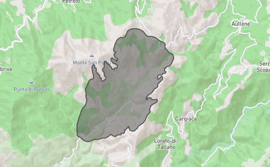 simulation in Aullène, Corsica