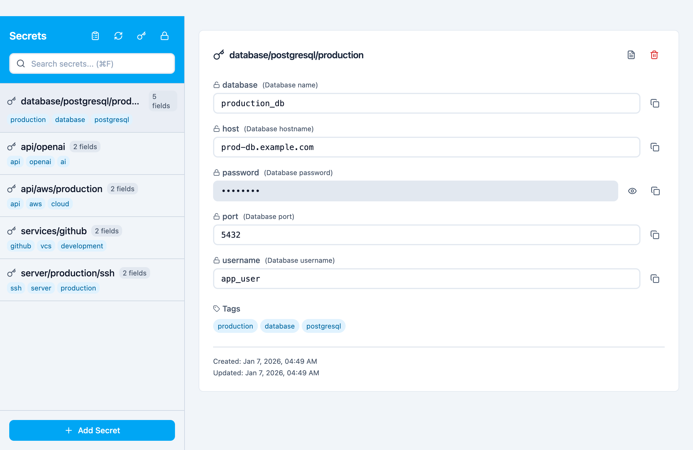 secretctl Desktop App