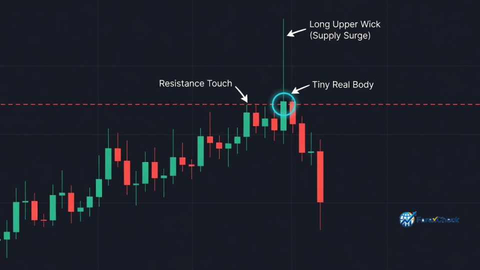 الفرق بين شمعة الدوجي اليعسوب والمقبض في الفوركس