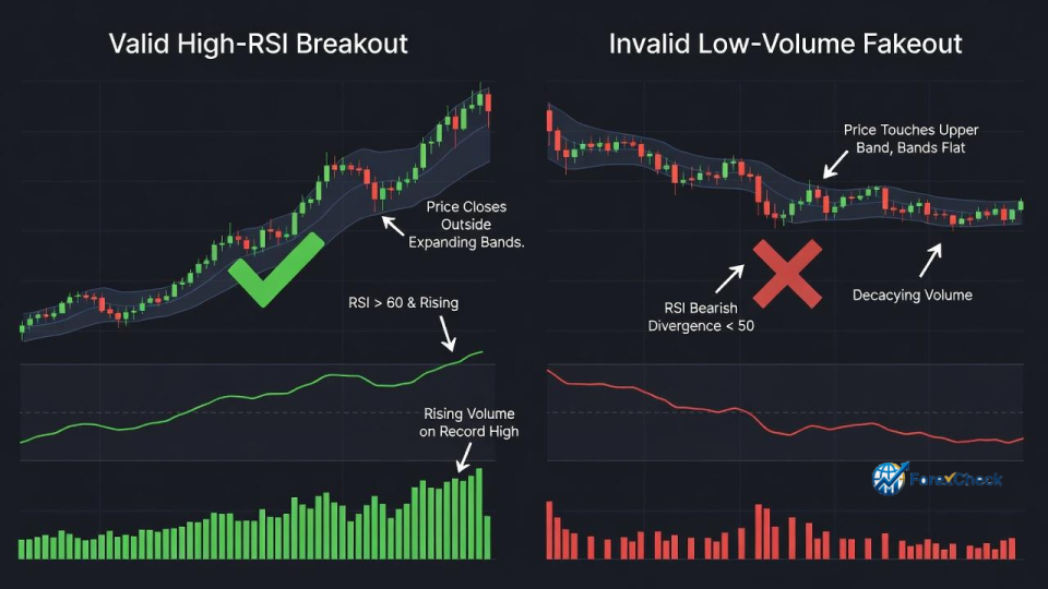 استراتيجية اختراق مؤشر S&P 500 عبر البولنجر ومؤشر القوة