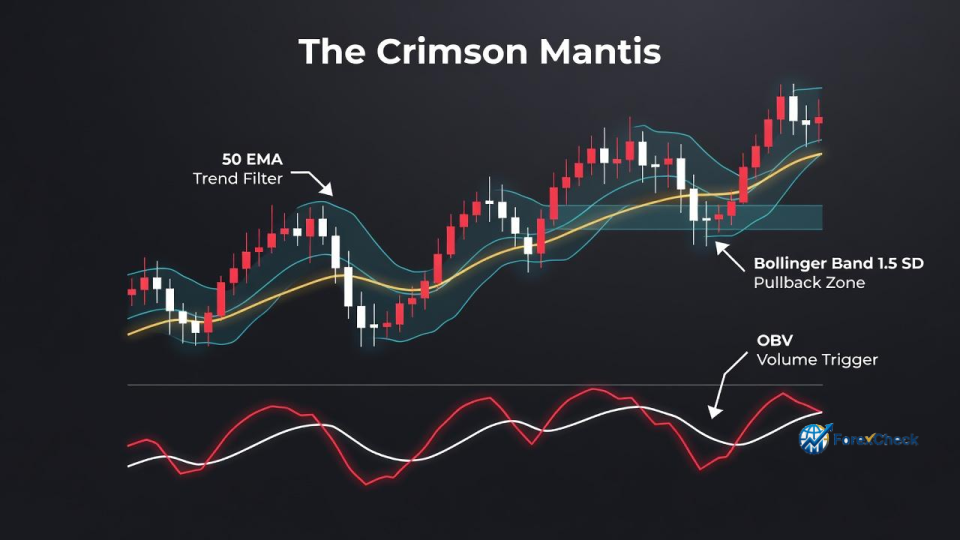 استراتيجية كريمسون مانتيس لتداول الذهب والعملات بدقة عالية