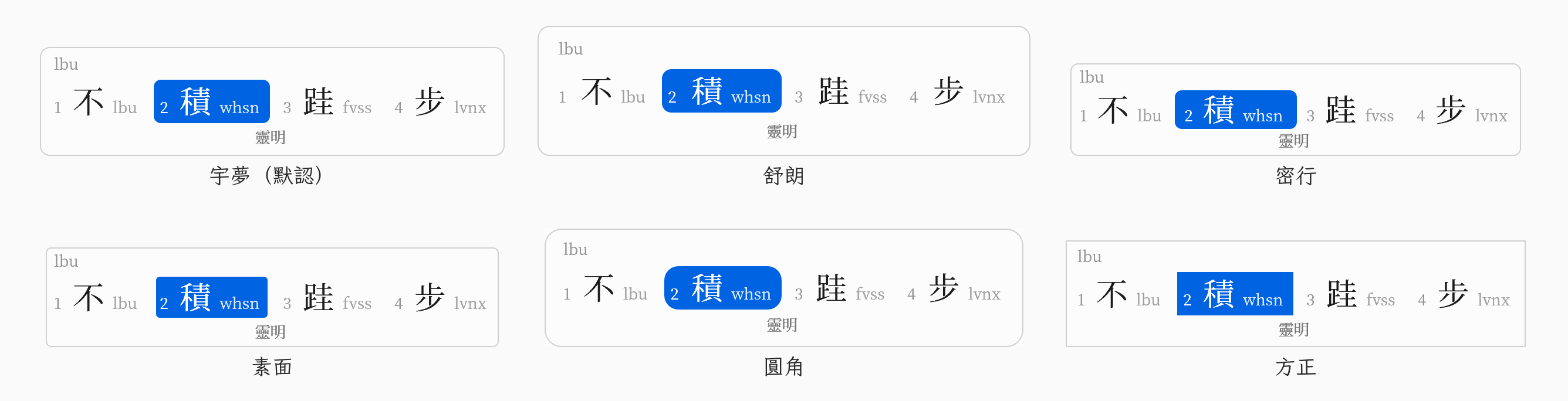 六套版式,横排