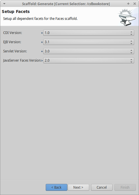 faces configuration scaffold