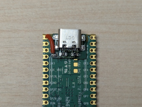 Rpi pico usb c mod, from the project README