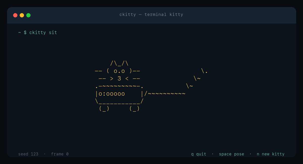 ckitty animated terminal demo
