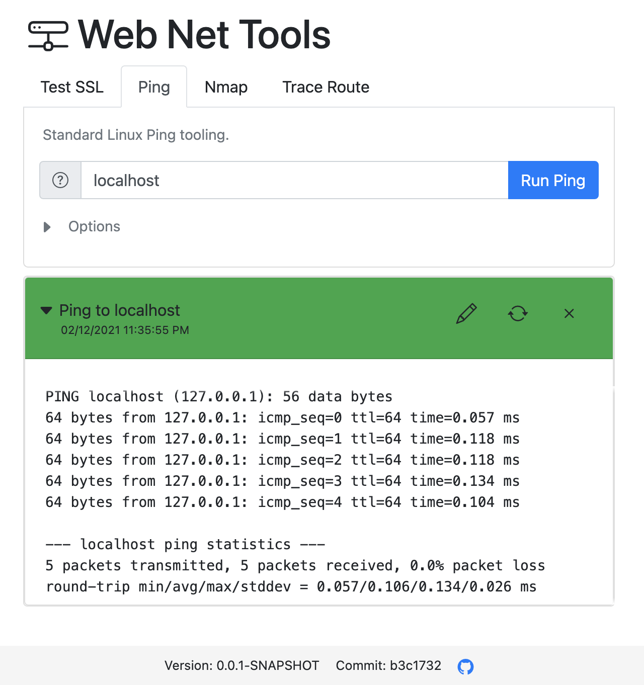 ping tooling