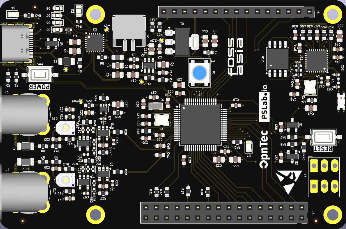 Pslab mini hardware, from the project README