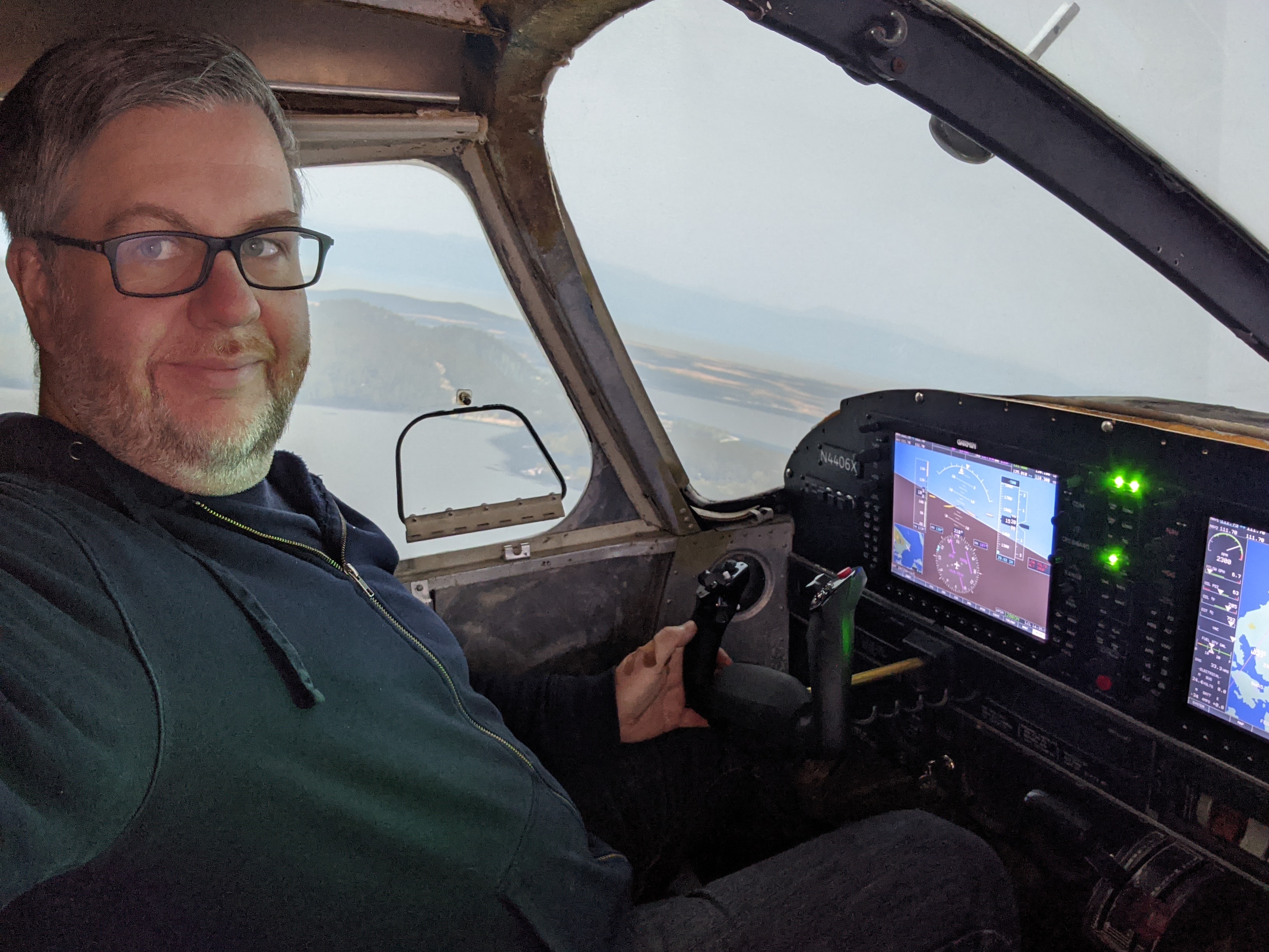 Flight over the San Juan Islands