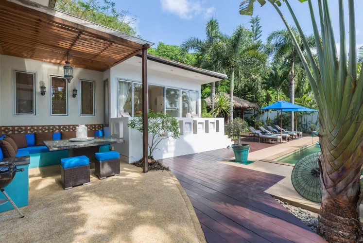 Balcony and garden view