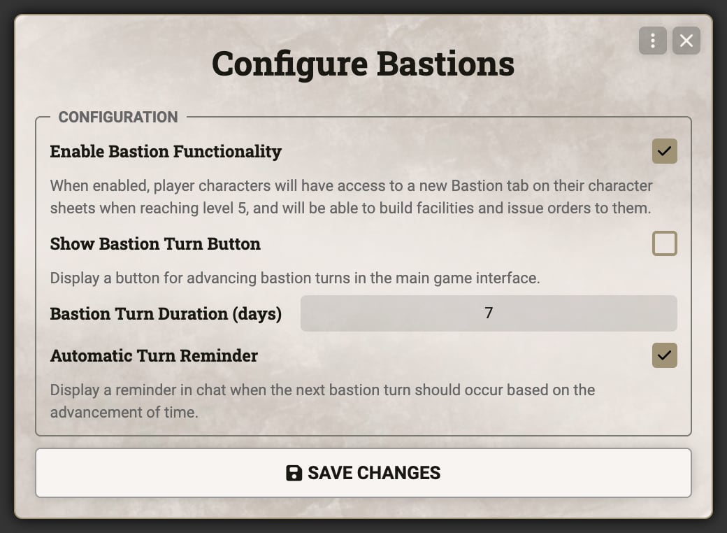 Bastion Configuration