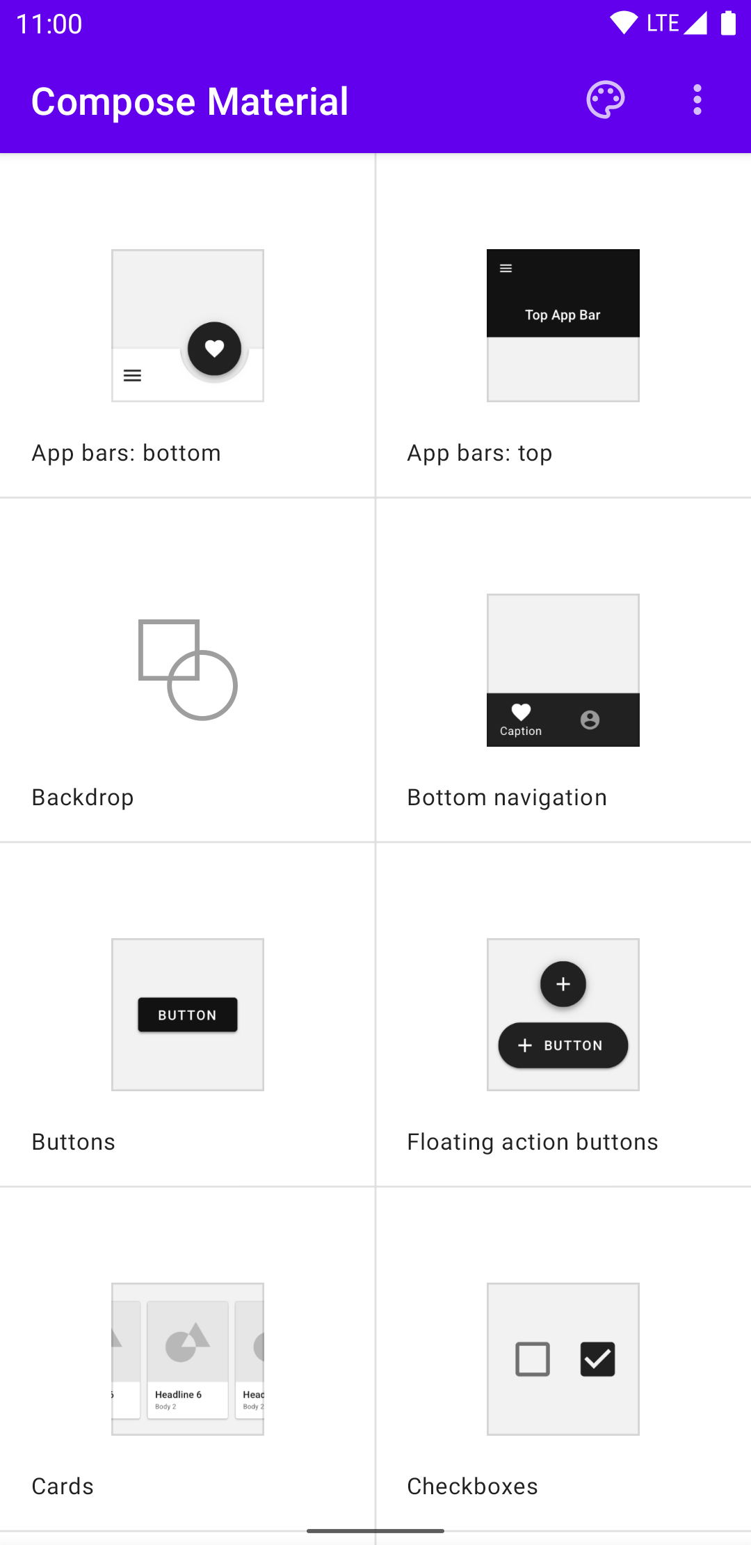 Material Catalog sample demo