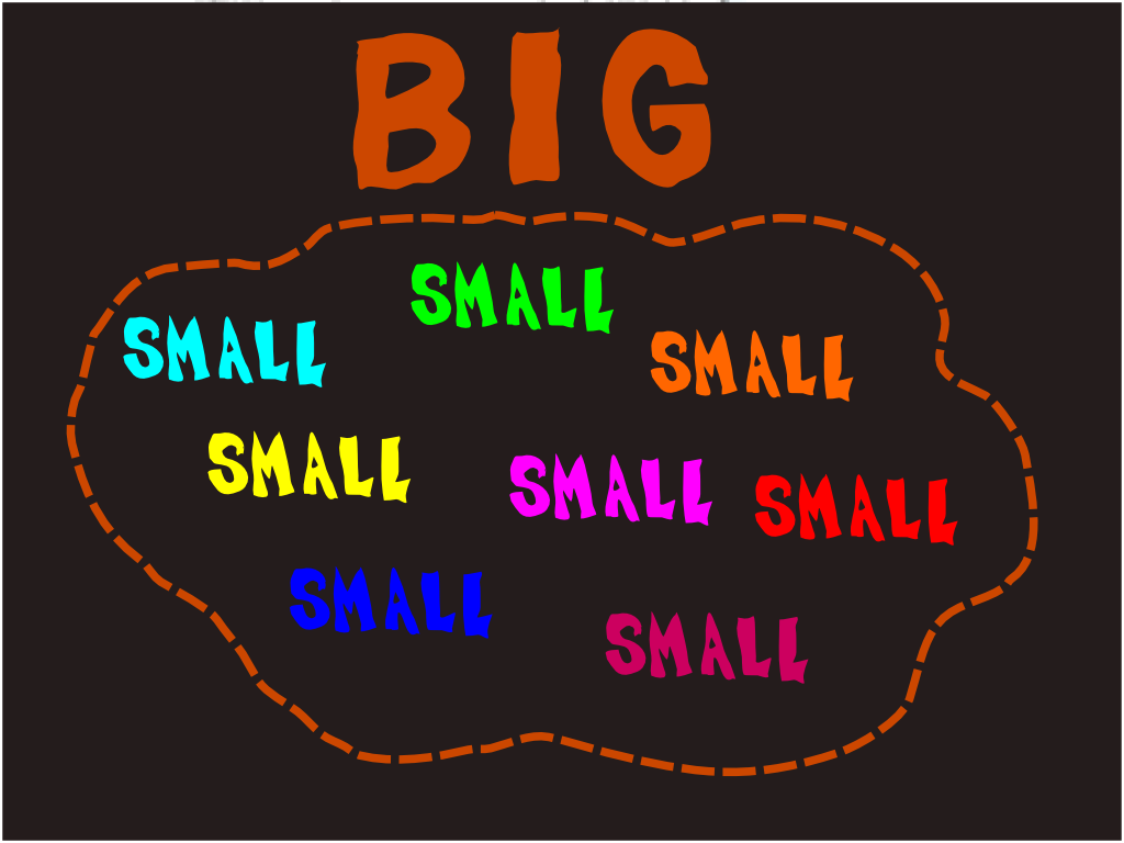 big small