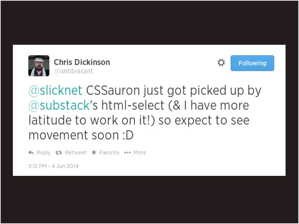 cssauron tweet