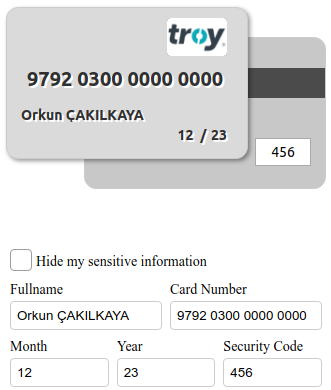 VueCreditCard Preview VueCreditCard Preview