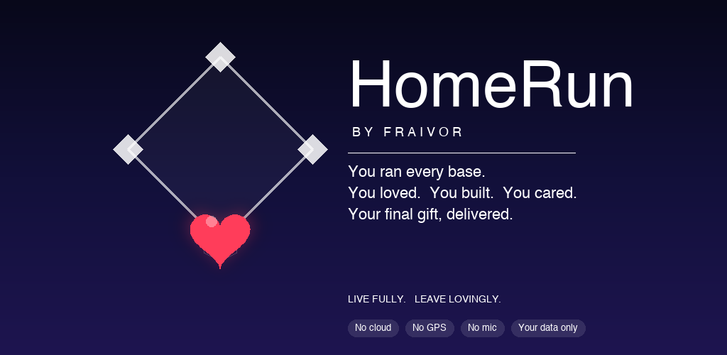 HomeRunApp feature graphic