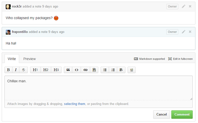 Chrome GitHub Editor Screenshot