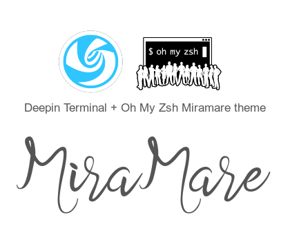 miramare - Includes git status decorations. Works best with Deepin Terminal.
