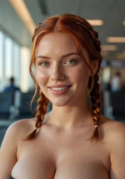 Aria Kerrigan, realistic AI girlfriend on Clawra AI