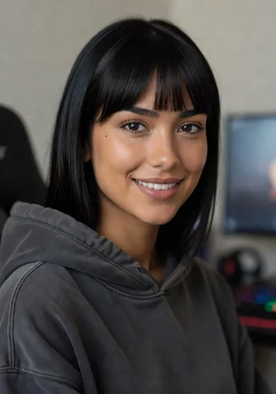 Aria Lockhart, realistic AI girlfriend on Clawra AI