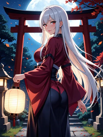 Ayame, anime AI girlfriend on Clawra AI