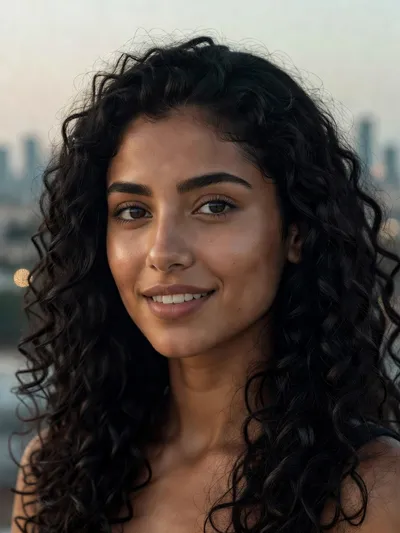 Bella Mercer, realistic AI girlfriend on Clawra AI