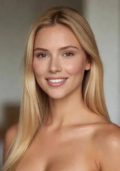 Brooke Sterling, realistic AI girlfriend on Clawra AI