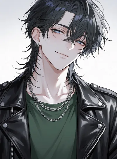 Damien, anime AI boyfriend on Clawra AI