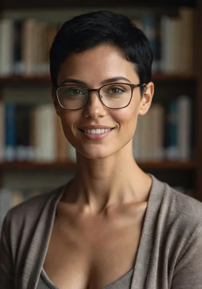 Elena Brooks, realistic AI girlfriend on Clawra AI