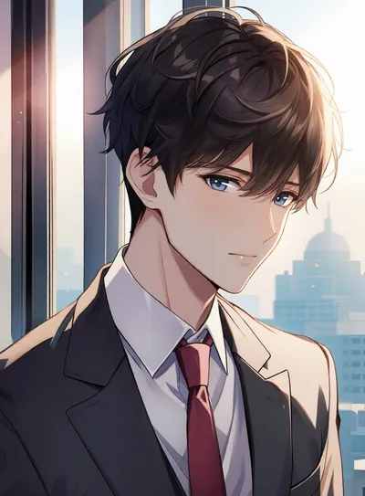 Kaito, anime AI boyfriend on Clawra AI