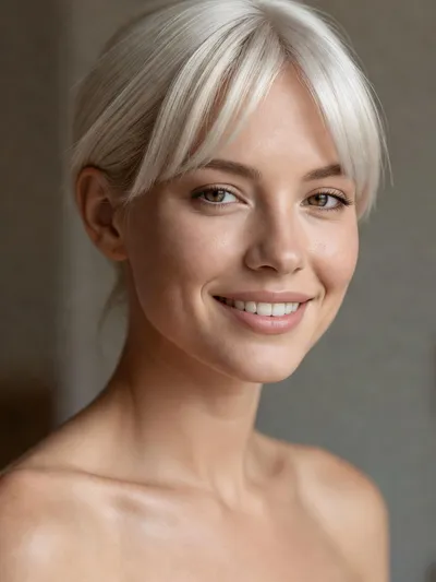 Mabel Beaumont, realistic AI girlfriend on Clawra AI